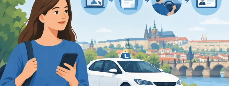 Jak se přihlásit do autoškoly v Praze krok za krokem