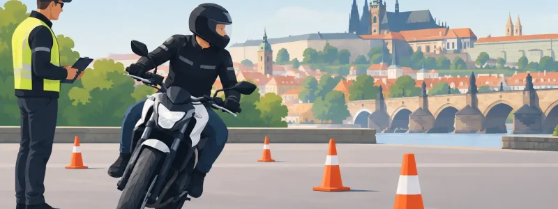 Autoškola na motorku v Praze bez zbytečných chyb